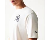 Triko New Era - MLB Food Graphic Tee - NY Yankees - Off White