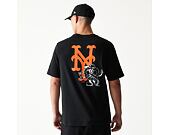 Triko New Era - MLB Food Graphic Tee - NY Mets - Black