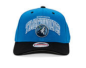 Kšiltovka Mitchell & Ness - NBA Team Arch Snapback - Minnesota Timberwolves - Blue / Black