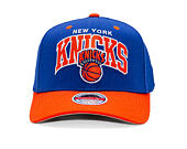 Kšiltovka Mitchell & Ness - NBA Team Arch Snapback - New York Knicks - Blue / Orange
