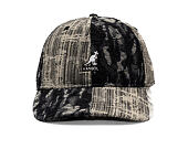 Kšiltovka Kangol - TRENDS PACK - Denim Mashup Baseball - Black Topstitch