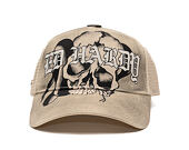 Kšiltovka Ed Hardy - Gothic Skull Tab 5 Panel Trucker Cap - Dove
