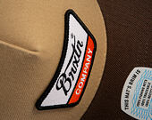 Kšiltovka Brixton - Linwood MP Snapback - Sand/Pinecone Brown