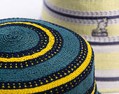 Klobouk Kangol - Tropic Resort Stripe Lahinch - Celestial Teal Multi