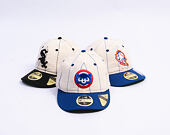 Kšiltovka New Era - MLB Retro Linen Pinstripe 59FIFTY Retro Crown - Chicago Cubs - Team Color