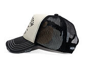 Kšiltovka Von Dutch - Trucker - Calif. Motorcycles 1929 Grey/Distressed Black Denim