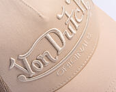 Kšiltovka Von Dutch - Trucker - Originals Logo Beige