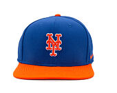 Kšiltovka Nike - Dri-Fit Pro - New York Mets - Rush Blue 4EW/Team Orange 89L