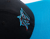 Kšiltovka Nike - Dri-Fit Pro - Miami Marlins - Black 00A/Light Current Blue