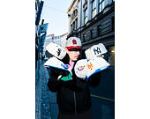 Kšiltovka New Era - MLB Retro Linen Pinstripe 59FIFTY Retro Crown - NY Mets - NY Logo - Off White