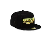 Kšiltovka New Era - All Over Vines 59FIFTY - Stranger Things - Black
