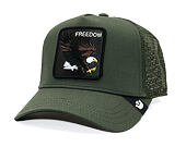 Kšiltovka Goorin - Freedom Eagle Trucker - Palm