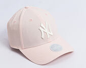 Dámská Kšiltovka New Era - MLB Linen 9FORTY - NY Yankees - Blush Pink