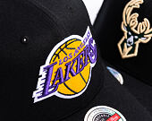 Kšiltovka Mitchell & Ness  - NBA Classic Red Snapback Custom Patch - Los Angeles Lakers - Black