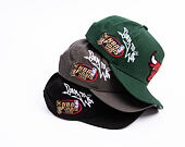 Kšiltovka Mitchell & Ness  - NBA Born To Win - Pro Pinch Snapback - Chicago Bulls - Grey
