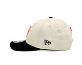 Kšiltovka New Era - MLB Side Script 9FORTY M-CROWN - NY Mets - Cream / Black