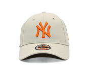 Dětská Kšiltovka New Era - MLB Essential 9FORTY - NY Yankees - Stone / Orange
