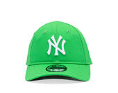 Dětská Kšiltovka New Era - MLB Essential 9FORTY - NY Yankees - Green / White - Toddler (50-52 cm)