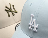Kšiltovka New Era - MLB Midi Homefield 9FORTY Trucker - LA Dodgers - Sky Blue / White