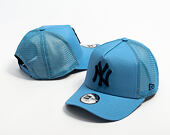 Dětská Kšiltovka New Era - MLB Essential 9FORTY A-Frame Trucker - NY Yankees - Blue / Ocean Blue