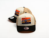 Dětská Kšiltovka New Era - Branded Location Patch 9FORTY A-Frame Trucker - Stone