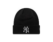 Kulich New Era - MLB Metallic Beanie Medium Knit - NY Yankees - Black