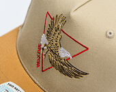 Kšiltovka Brixton - Opal C Np Mp Snapback - Sand/Dark Khaki