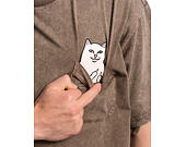 Triko Rip N Dip - Lord Nermal Pocket Tee (Brown Vintage Wash)