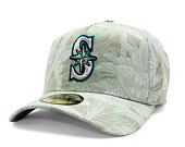 Kšiltovka New Era - MLB Three Looms "Leafy Palm" 59FORTY A-Frame - Seattle Mariners - Stone