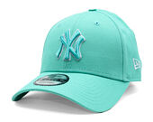 Kšiltovka New Era - MLB League Essential 9FORTY - NY Yankees - Green / Sky Blue
