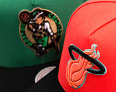 Kšiltovka Mitchell & Ness - In The City - NBA - Miami Heat - Pink