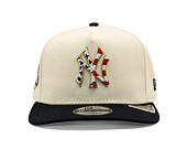 Kšiltovka New Era - MLB "American Flag" 9FIFTY - NY Yankees - Chrome White