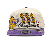 Kšiltovka New Era - NBA "Hardwood Classic Champions" 19TWENTY - LA Lakers - Chrome White / Team Colo