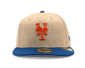 Kšiltovka New Era - MLB "Summer Twine" 59FIFTY - NY Mets - Team Color / Open Market Tan
