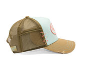 Kšiltovka Von Dutch - Trucker - Mint / Tan
