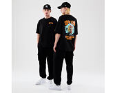 Triko New Era - Branded Food Character Oversized Tee - Black