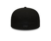 Kšiltovka New Era - MLB Black on Black 59FIFTY - Atlanta Braves - Black