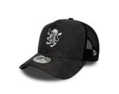 Kšiltovka New Era - Faux Suede 9FORTY A-Frame Trucker - ASTON VILLA FC - Graphite