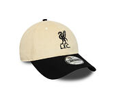 Kšiltovka New Era - Cord 9FORTY - Liverpool FC - Cream