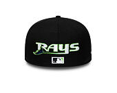 Kšiltovka New Era - MLB IMAGE DROP 59FIFTY - Tampa Bay Rays - Black