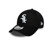 Kšiltovka New Era - MLB Side Script 9FORTY M-CROWN - Chicago White Sox - Black