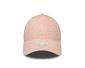 Dámská Kšiltovka New Era - MLB Winter Borg Teddy 9FORTY M-CROWN - NY Yankees - Blush Pink