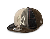 Kšiltovka New Era - MLB IMAGE DROP Patchwork 9FIFTY Retro Crown - NY Yankees - Brown