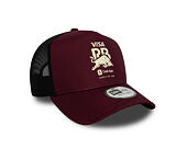 Kšiltovka New Era - F1 Seasonal 9FORTY A-Frame Trucker - Visa Cash App RB - Burgundy