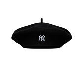 Dámský Baret New Era - MLB Wool Script Beret - NY Yankees - Black
