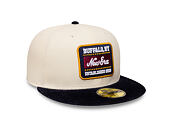 Kšiltovka New Era - Branded Patch Cord 59FIFTY - Cream / Navy