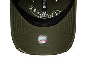Kšiltovka New Era - MLB Distressed Wordmark 9TWENTY - LA Dodgers - New Olive