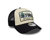 Kšiltovka New Era - Branded Licence Plate 9FORTY A-Frame Trucker - Navy / Stone