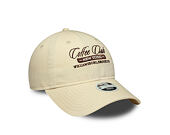 Dámská Kšiltovka New Era - Branded Cafe Slogan 9TWENTY - Cream / Deep Auburn