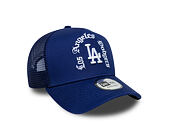 Kšiltovka New Era - MLB Wordmark 9FORTY A-Frame Trucker - LA Dodgers - Royal